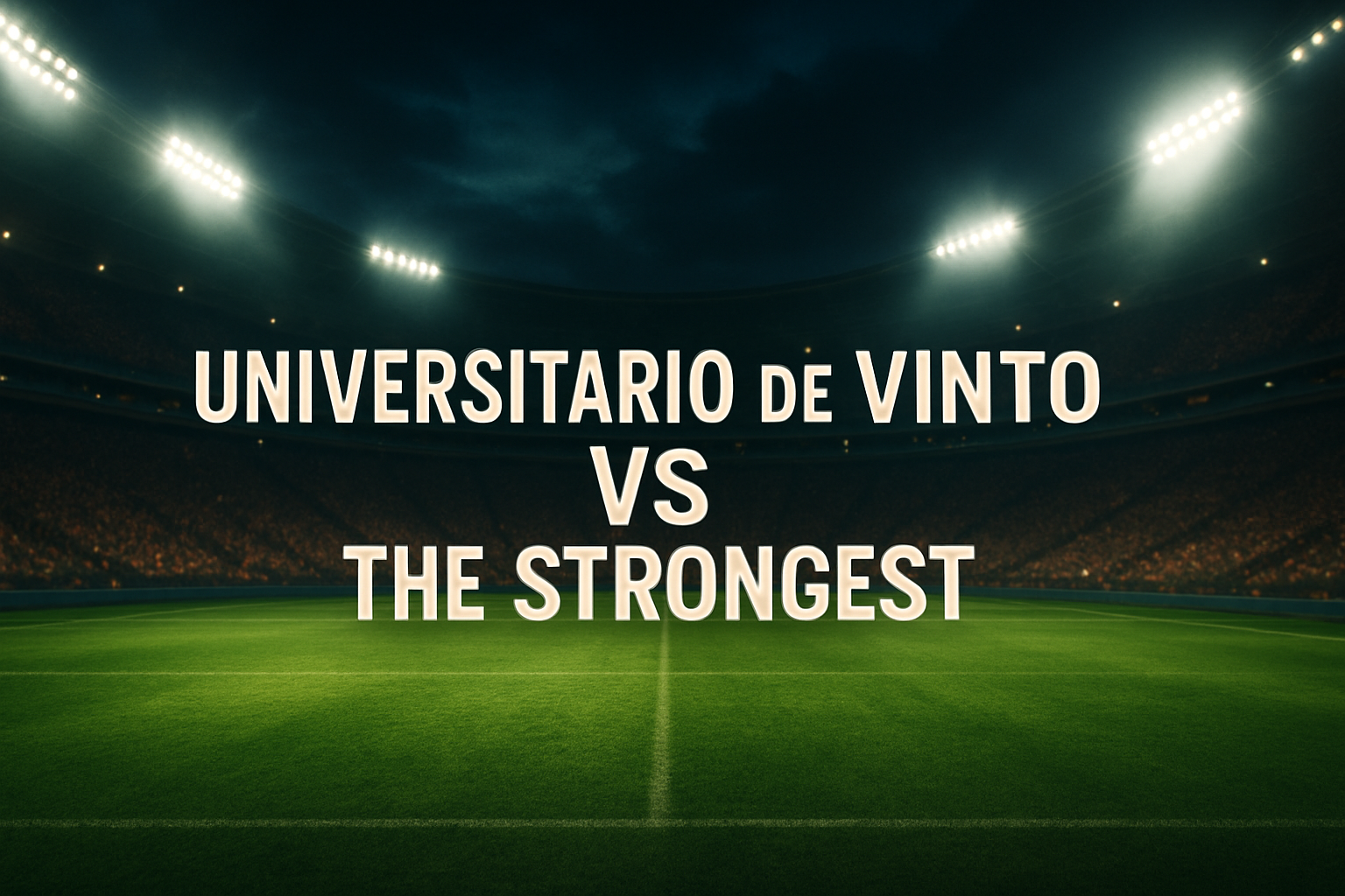 Universitario de Vinto vs The Strongest – Torneo Amistoso de Verano