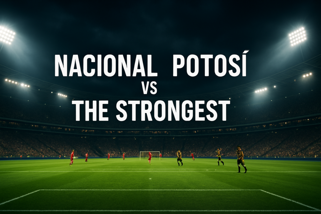 Nacional Potosí vs The Strongest – Copa de la División Profesional